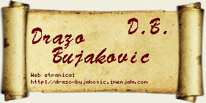 Dražo Bujaković vizit kartica